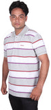 Norwood Striped Men's Polo Neck T-Shirt