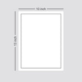 OOBINNO Half Full Glass Digital Reprint Painting