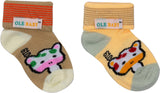 Ole Baby Baby Boy's, Baby Girl's Woven Ankle Length Socks