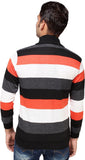 Hira Fashion Wear Checkered Turtle Neck Wedding, Casual, Party, Formal Men's Sweater