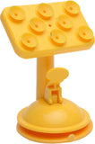 OBS 360 Rotating Supper Vaccum Suction Car Mount Holder Stand yellow