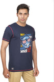 Ocean Race Graphic Print Men's Round Neck T-Shirt