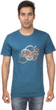 Ocean Race Graphic Print Men's Round Neck T-Shirt