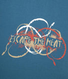 Ocean Race Graphic Print Men's Round Neck T-Shirt
