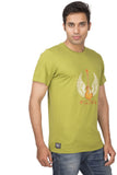 Ocean Race Graphic Print Men's Round Neck T-Shirt
