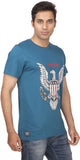 Ocean Race Graphic Print Men's Round Neck T-Shirt