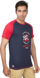 Ocean Race Graphic Print Men's Round Neck T-Shirt