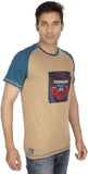 Ocean Race Graphic Print Men's Round Neck T-Shirt