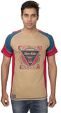 Ocean Race Graphic Print Men's Round Neck T-Shirt