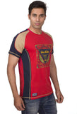 Ocean Race Graphic Print Men's Round Neck T-Shirt