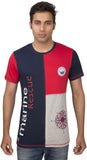 Ocean Race Graphic Print Men's Round Neck T-Shirt