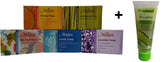 Mxofere Combo Orange Lemongrass Mixfruit Scrub Lavender Soap Kit