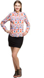 Oxolloxo Women's Printed Casual Shirt