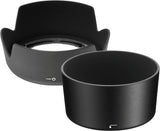 Omax Bayonet HB-69 & LH-37 For Nikon 18-55mm & 55-200mm Combo  Lens Hood