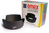 Omax Bayonet HB-69 & LH-37 For Nikon 18-55mm & 55-200mm Combo  Lens Hood