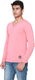 Online Maniya Solid Men's V-neck T-Shirt