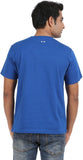 Orange and Orchid Solid Men's Round Neck T-Shirt