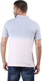 Orange and Orchid Solid Men's Polo T-Shirt