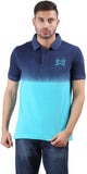 Orange and Orchid Solid Men's Polo T-Shirt