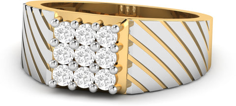WearYourShine by PCJ The Sharman Gold Diamond 18 K Ring