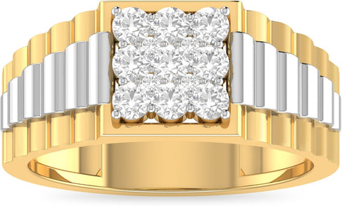 WearYourShine by PCJ The Joe Gold Diamond 18 K Ring