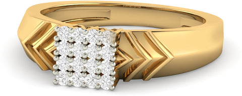 WearYourShine by PCJ The Adriyel Gold Diamond 18 K Ring