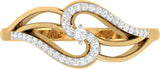 WearYourShine by PCJ The Skyrah Gold Diamond 18 K Ring