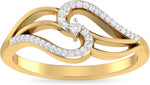 WearYourShine by PCJ The Skyrah Gold Diamond 18 K Ring