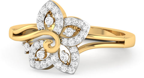 WearYourShine by PCJ The Midori Gold Diamond 18 K Ring