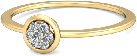 WearYourShine by PCJ The Ramizah Diamond Gold Diamond Yellow Gold 18 K Ring