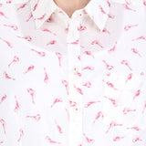 Orange Plum Women's Printed Casual Shirt