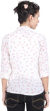 Orange Plum Women's Printed Casual Shirt