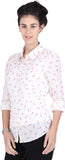 Orange Plum Women's Printed Casual Shirt