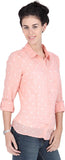 Orange Plum Women's Printed Casual Shirt