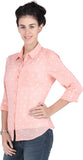 Orange Plum Women's Printed Casual Shirt