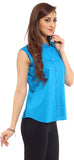 Orange Plum Women's Solid Casual Shirt
