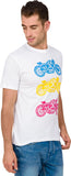 Orange Plum Printed Men's Round Neck T-Shirt