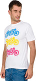 Orange Plum Printed Men's Round Neck T-Shirt