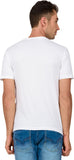 Orange Plum Printed Men's Round Neck T-Shirt