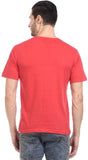Orange Plum Printed Men's Round Neck T-Shirt