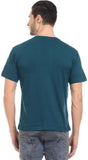 Orange Plum Printed Men's Round Neck T-Shirt
