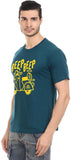 Orange Plum Printed Men's Round Neck T-Shirt