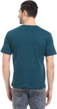 Orange Plum Printed Men's Round Neck T-Shirt