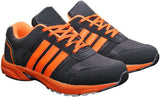 Parbat Nova-Orng-Strips Running Shoes