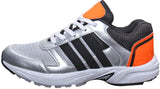 Parbat Nova-Orng-Strips Running Shoes