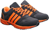 Parbat Nova-Orng-Strips Running Shoes