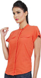 Dhrohar Women's Solid Casual Shirt