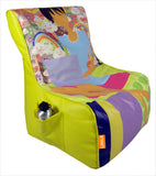 ORKA Printed Leatherette XXL Chair Kid Bean Bag