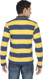 OuttaSkin Striped Men's Polo Neck T-Shirt