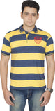 Outtaskin Striped Men's Polo Neck T-Shirt